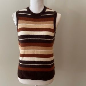 Michael Kors Pullover Sweater Vest w/Round Collar